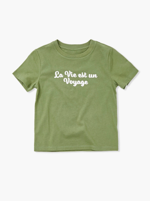 Girls Organic Cotton Graphic Tee (kids)