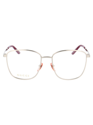 Gucci Eyewear Square Frame Glasses