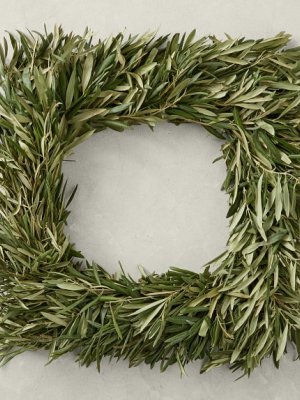 Square Olive Wreath