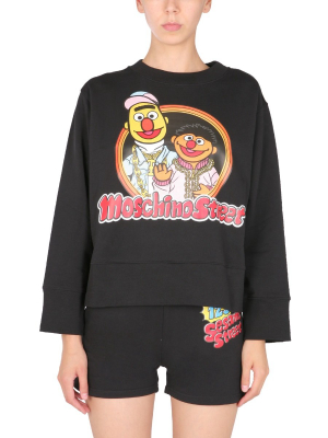 Moschino X Sesame Street Graphic Printed Sweatshirt