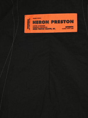 Heron Preston Logo-patch Maxi Slip Dress