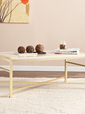 Ori Faux Stone Coffee Table