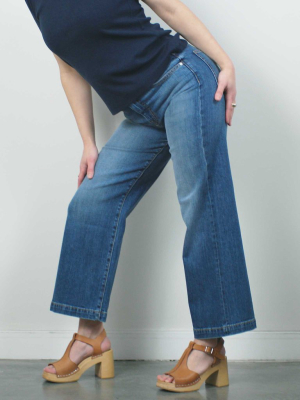 Susie High Rise Wide Leg Crop, Labor (only Size 28 Left)