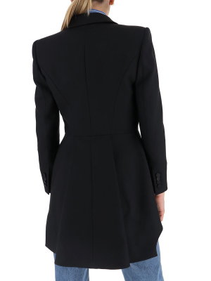 Alexander Mcqueen Asymmetric Hem Blazer