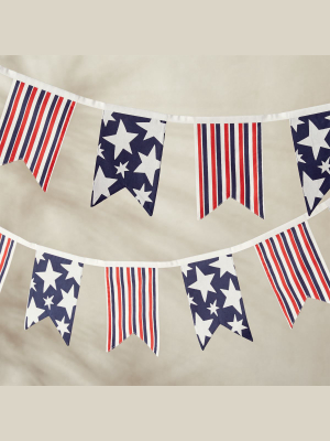 Stars And Stripes Pennant Banner