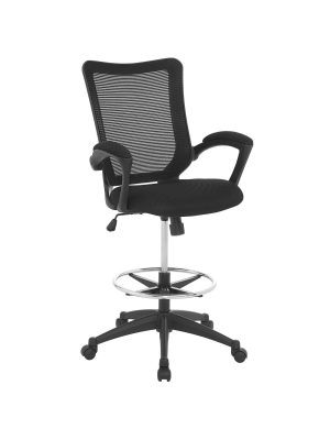 Project Drafting Chair Black - Modway