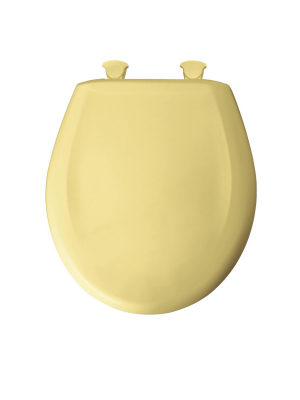 Bemis 200slowt Round Closed-front Toilet Seat And Lid With Whisper-close