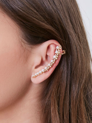 Faux Pearl Ear Cuffs