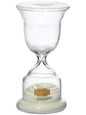 Trophy Shaped Sandglass White No.2