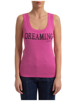 Alberta Ferretti Dreaming Printed Tank Top