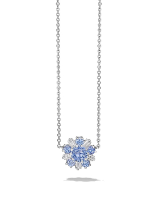 Wonderland Ballerina Flower Sapphire Necklace