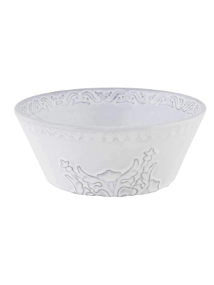 Bordallo Pinheiro Rua Nova White Cereal Bowl