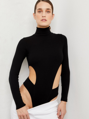Keller Rib Bodysuit - Black