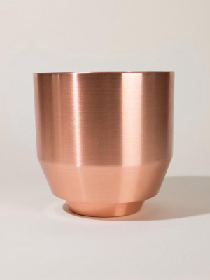 Yield 8" Spun Planter - Copper