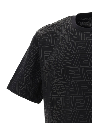 Fendi Ff Fish-eye Motif T-shirt