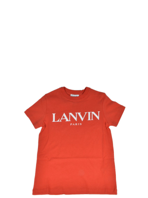 Lanvin Enfant Logo Printed T-shirt