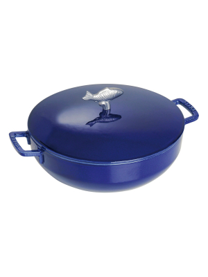 Staub Cast Iron 5-qt Bouillabaisse Pot - Dark Blue