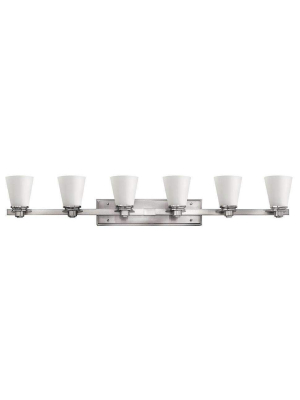 Bath Avon Bath Six Light Brushed Nickel