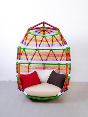 Rainbow Hanging Canopy Chair