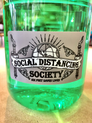 Social Distancing Society Sticker