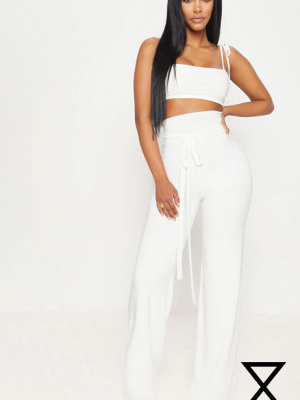 Shape White Slinky Extreme High Waist Detail...