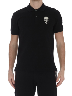 Alexander Mcqueen Skull Patch Polo Shirt