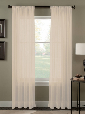 Trinity Crinkle Voile Curtain Panel - Curtainworks