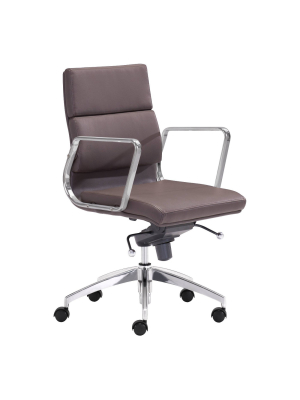 Zuo Engineer Low-back Office Chair