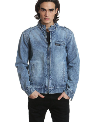 Bogo - Men's Denim Iconic Racer Jacket