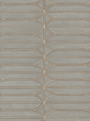 Pavilion Wallpaper In Warm Grey From The Breathless Collection By Candice Olson For York Wallcoverings