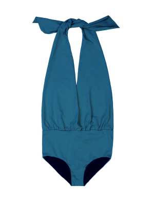 Little Creative Factory Jazz Wrap Bathing Suit - Deep Teal