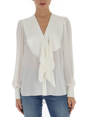 Alexander Mcqueen Ruffled Blouse