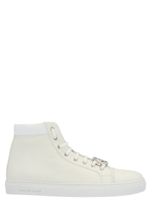 Philipp Plein Hexagon Logo High-top Sneakers