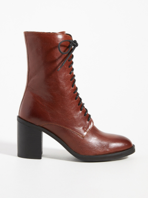 Jeffrey Campbell Square-toe Lace-up Boots