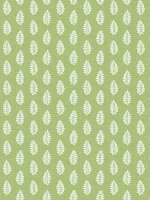 Leaf Pendant Wallpaper In Green From The Grandmillennial Collection By York Wallcoverings