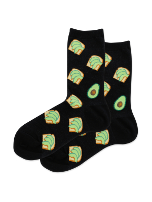 Women's Avocado Toast Crew Socks