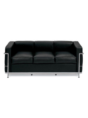 Le Corbusier Petite Three Seat Sofa (lc2)