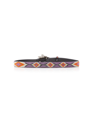 Relsa Beaded Leather Belt