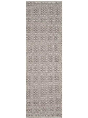 Montauk Ivory/gray Runner Rug