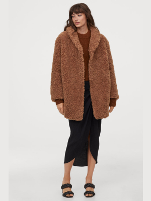 Faux Fur Teddy Bear Coat