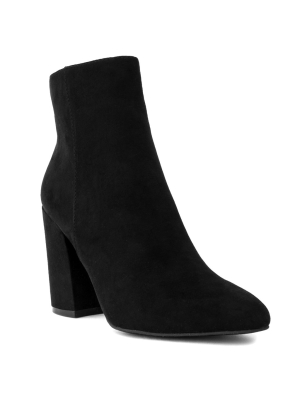 Evvie Faux Suede Ankle Boots