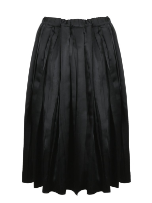 Comme Des Garçons Comme Des Garçons Pleated Midi Skirt