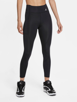 Nike Jordan Jumpman Essentials 7/8 Leggings In Black