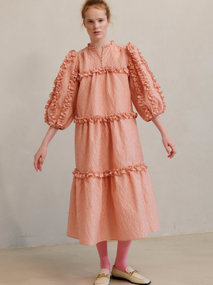 Joanna Long Dress Rose Cloud