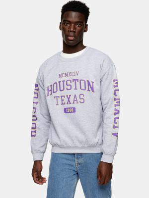 Gray Marl Houston Sweatshirt