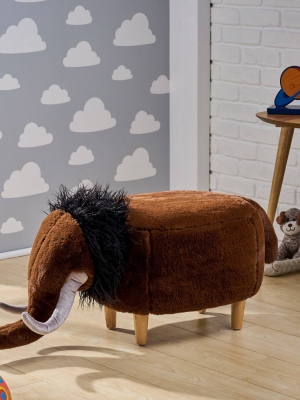 Watford Woolly Mammoth Ottoman Brown/black - Christopher Knight Home