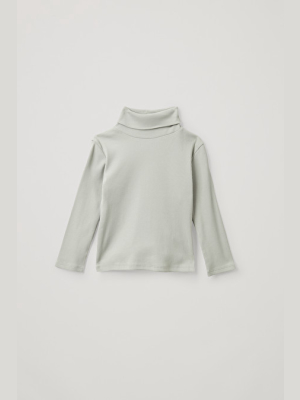 Roll-neck Organic Cotton Top