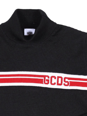 Gcds Kids Logo Stripe Jumper