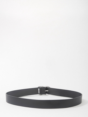 Faux Leather D-ring Belt