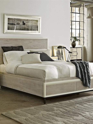 Alchemy Living Alex Henry Bed Complete Queen - Brown